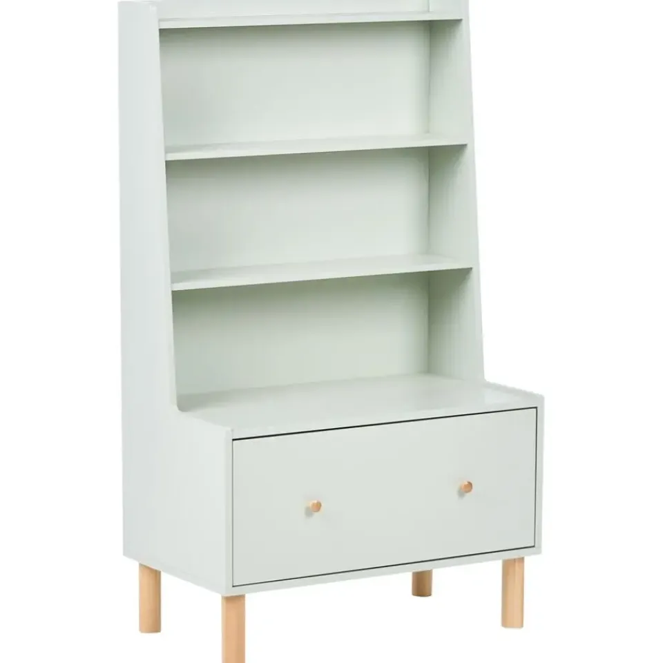 Leen Bakker QUILPIE - Boekenkast 3-laags - Lichtgroen - MDF Sale