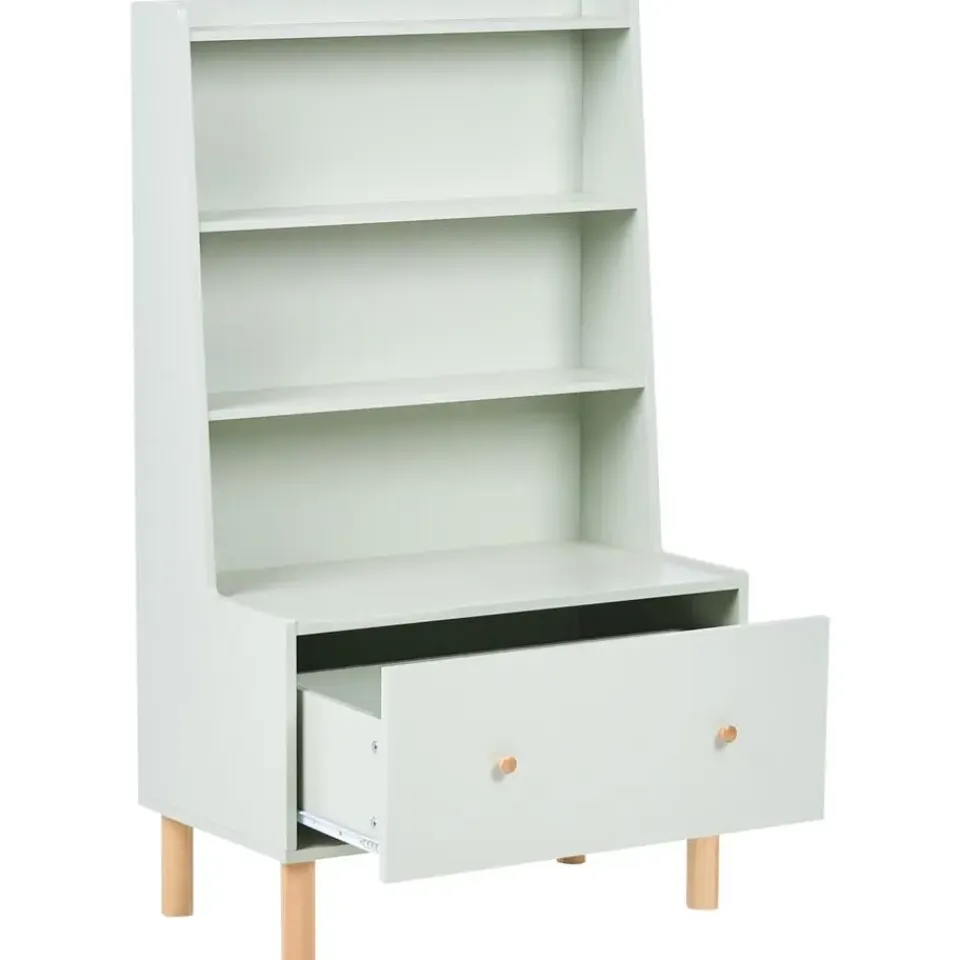 Leen Bakker QUILPIE - Boekenkast 3-laags - Lichtgroen - MDF Sale