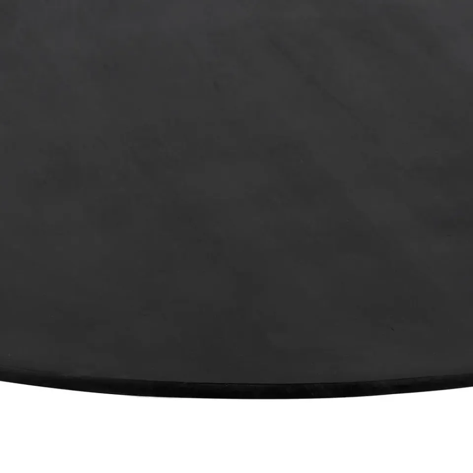 QUVIO Eettafel Sofia – Rond – Ø130 – Kruispoot – Zwart New