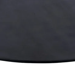 QUVIO Eettafel Sofia – Rond – Ø120 – Kruispoot – Mangohout – Zwart Best