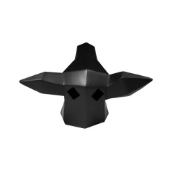 QUVIO Hert muurdecoratie - Zwart Hot