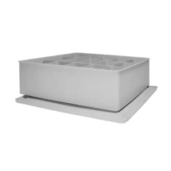 QUVIO Kast organizer kunststof - Grijs New