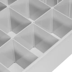 QUVIO Kast Organizer kunststof - Grijs - Set van 6 Outlet