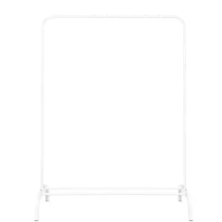 QUVIO Kledingrek met schoenen opbergruimte - Wit