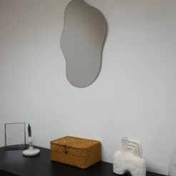 QUVIO Opbergmand - 29 x 19 x 12 cm - Rotan - Bruin Best