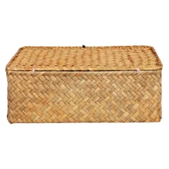 QUVIO Opbergmand - Maat S - Rotan - Bruin Hot