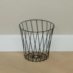 QUVIO Opbergmand - Metaal - Zwart Hot