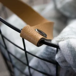 QUVIO Opbergmand metaal klein - Zwart Online