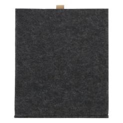 QUVIO Organizer vierkant - 23 x 26,5 cm - Vilt - Donker grijs Best