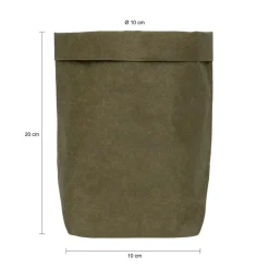 QUVIO Plantenzak uitwasbaar 10x10x20cm - Donker groen Hot