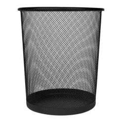 QUVIO Prullenbak mesh - Zwart