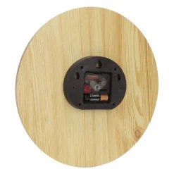 QUVIO Wandklok - Lichthout