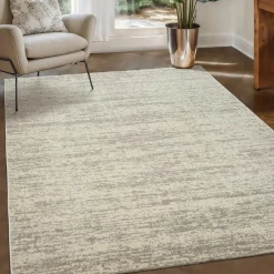 Muratap Relax Oslo - Laagpolig Effen Vloerkleed - Creme - 200x200 CM Vierkant Sale