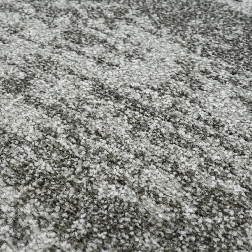 Muratap Relax Oslo - Laagpolig Effen Vloerkleed - Grijs - 150 CM ROND Hot