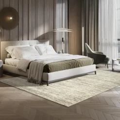 Muratap Relax Oslo - Laagpolig Effen Vloerkleed - Creme - 240x340 CM Best