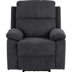 Giga Living Relaxfauteuil Donkergrijs - 95x90x98cm - Verstelbaar - Rinda Discount
