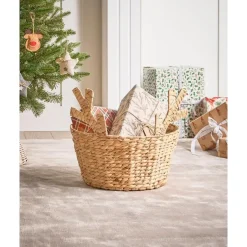 Leen Bakker RENNE - Kerstmand - Naturel - Waterhyacint Discount