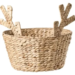 Leen Bakker RENNE - Kerstmand - Naturel - Waterhyacint Discount