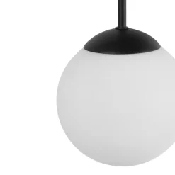 Leen Bakker RIANA - Plafondlamp 3 lichten - Zwart - IJzer Best