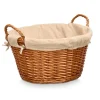 Kipit Rieten opberg mand - gevlochten riet - bruin - 51 x 45 x 28 cm Outlet