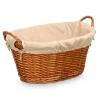 Kipit Rieten opberg mand - gevlochten riet - bruin - 54 x 37 x 30 cm New