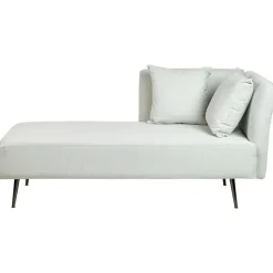 Beliani RIOM - Chaise longue - Mintgroen - Rechtszijdig - Stof