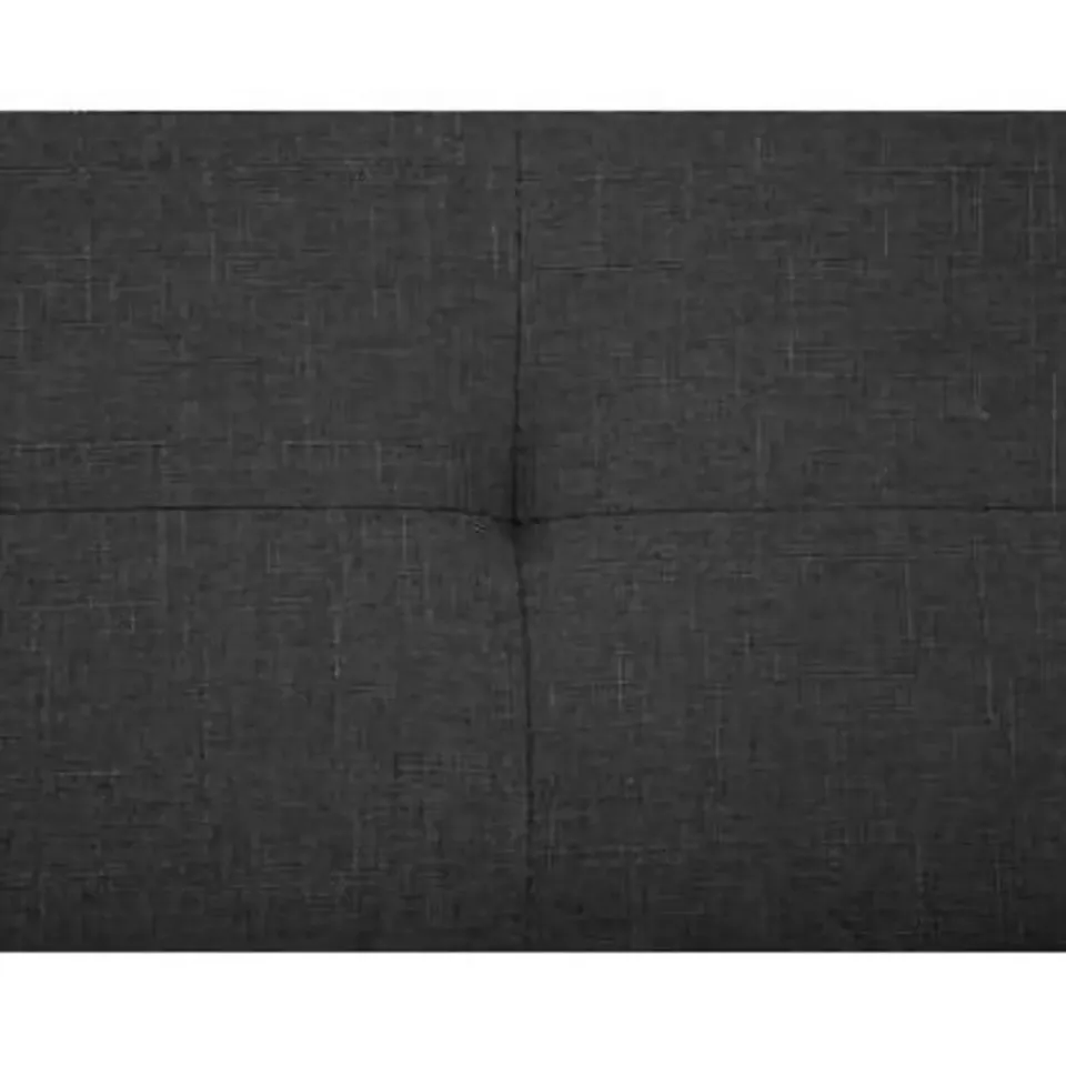 Beliani ROCHELLE - Tweepersoonsbed - Donkergrijs - 140 x 200 cm - Polyester