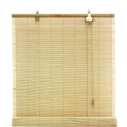 Leen Bakker Rolgordijn bamboe naturel - 150x160 cm Best