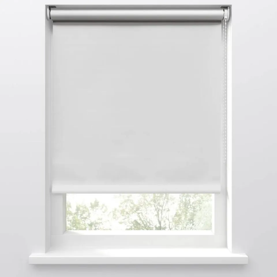 Leen Bakker Rolgordijn verduisterend sneeuwwit - 150x160 cm Clearance