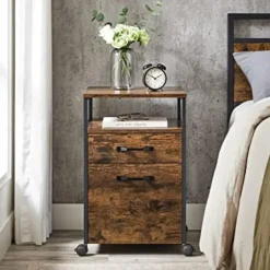 Vasagle Rolkast met wieltjes, 2 laden, 50kg New