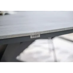 Garden Impressions Ronde 4-persoons tuinset - Edison tafel - 4 Margriet stoelen Sale