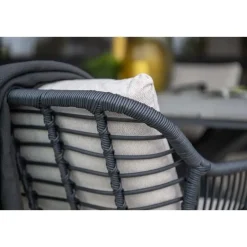 Garden Impressions Ronde 4-persoons tuinset - Edison tafel - 4 Margriet stoelen Sale