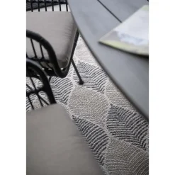 Garden Impressions Ronde 4-persoons tuinset - Edison tafel - 4 Margriet stoelen Sale