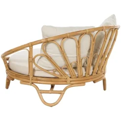 Beliani ROSSANO - Ligstoel - Natuurlijk - Rotan Discount