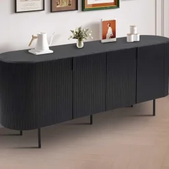 Rousseau Dressoir Lagos - 200 x 45 x 80 cm - Donkerbruin Best