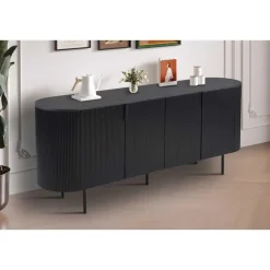 Rousseau Dressoir Lagos - 200 x 45 x 80 cm - Donkerbruin Best