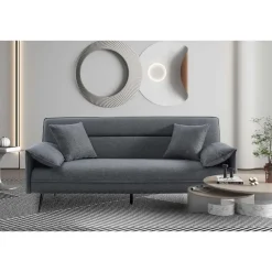 Rousseau Grijs Sivas Slaapbank - Eucalyptus Frame - H-H 95 x B-L 199 x D-P 89 cm Discount