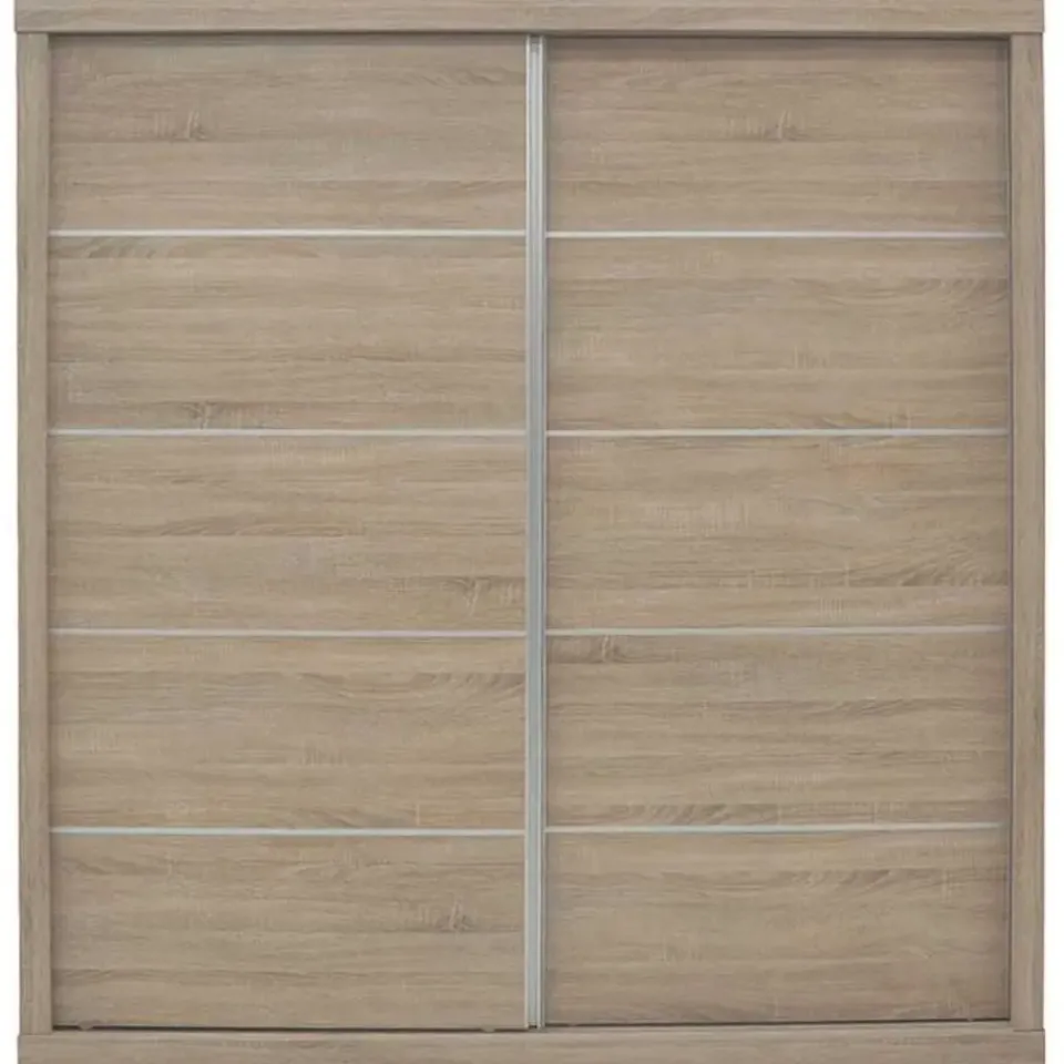 Rousseau Schuifdeurkast Mike - 182,5 x 52,5 cm x 197,5 cm - Sonoma-afwerking Outlet