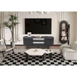 Rousseau tv-meubel Lagos - 160 x 45 x 58 cm - Donkerbruin Online