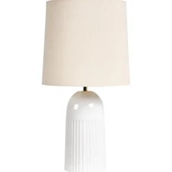 Leen Bakker SALIENTE - Tafellamp - Gebroken wit - Keramiek