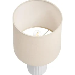 Leen Bakker SALIENTE - Tafellamp - Gebroken wit - Keramiek