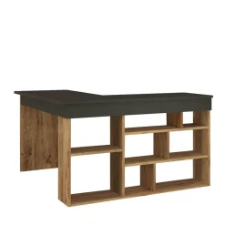 Emob Sally Bureau 18mm MELAMINE Coat Atlantic Pine Zwart Discount