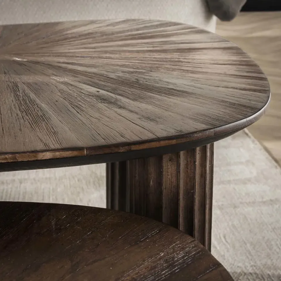 Giga Living Salontafel - Vierhoekig - Set Van 2 - Teakhout - Maya Outlet