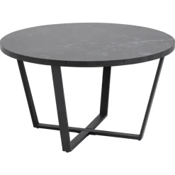 Leen Bakker Salontafel Alma - zwart - 44xØ77 cm Best
