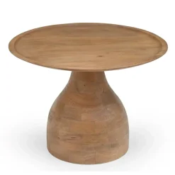 Giga Meubel Salontafel Naturel Mangohout - Ø60x42cm - Joji Sale
