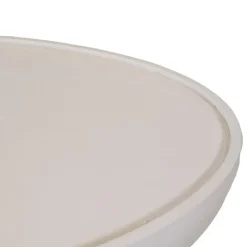 Giga Meubel Salontafel Ovaal - Beige - Betonlook - 120cm - Tess