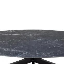 Giga Meubel Salontafel Richy Zwart Marmer Deens Ovaal 120cm Online