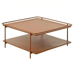 Giga Living Salontafel Terra Metaal - 75x75x34,3cm - Yuba Discount
