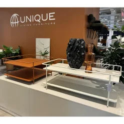 Giga Living Salontafel Terra Metaal - 75x75x34,3cm - Yuba Discount