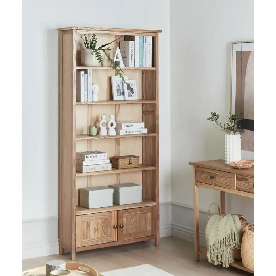 Leen Bakker SALTON - Boekenkast - Lichte houtkleur - Sassafras Outlet